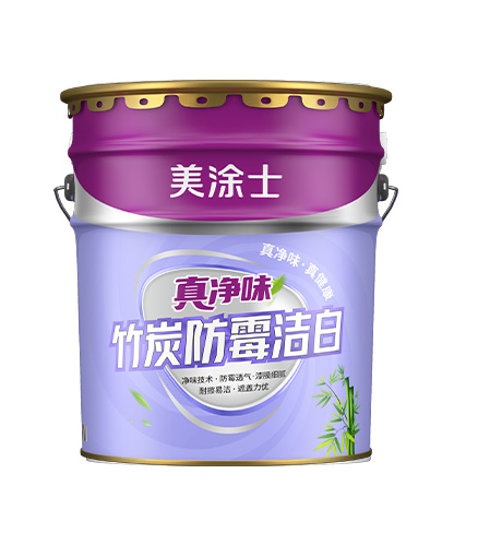 真凈味竹炭防霉潔白墻面漆
